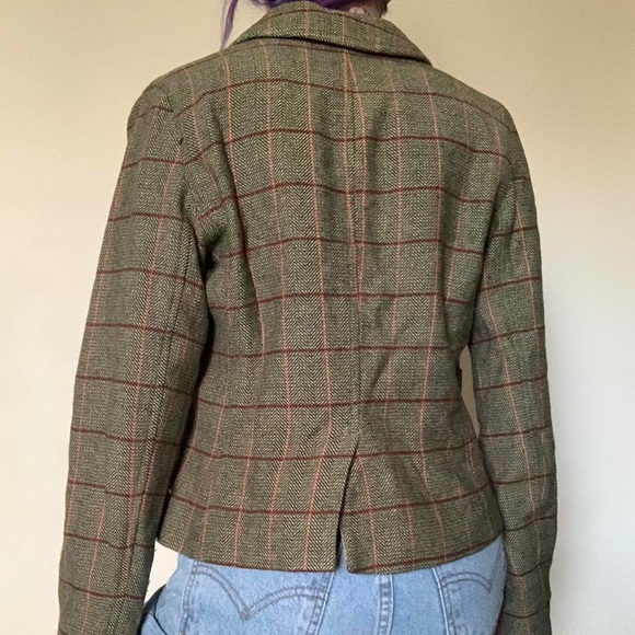 Gap Plaid Blazer jacket - Picture 3 of 4